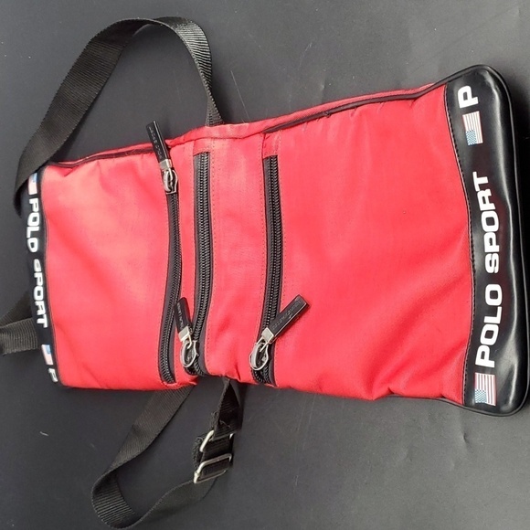 Vintage Polo Sport Saddle Crossbody Bag - Picture 4 of 16